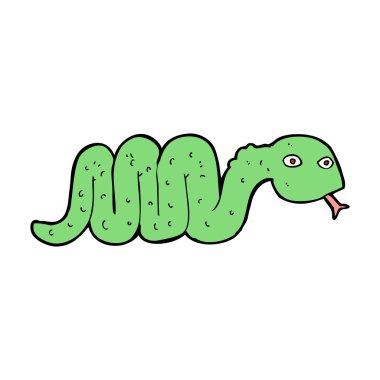 komik karikatür yılan