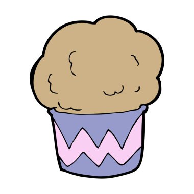 karikatür cupcake