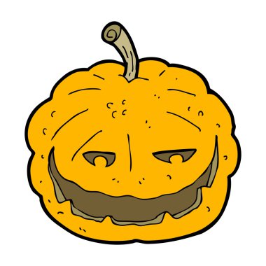 Cadılar Bayramı Balkabağı cartoon