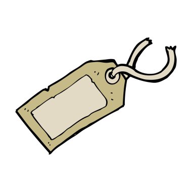 karikatür Bagaj etiketi