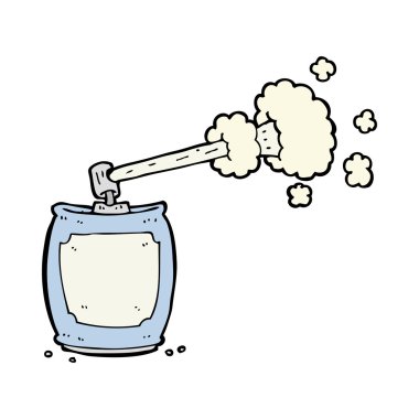 çizgi film sprey sprey kutusu