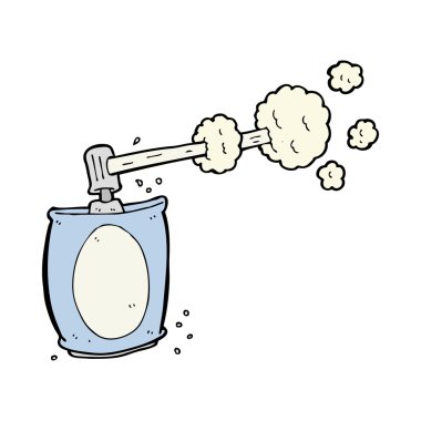 çizgi film sprey sprey kutusu