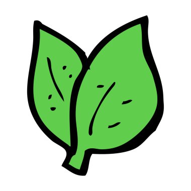 karikatür yaprakları sembolü