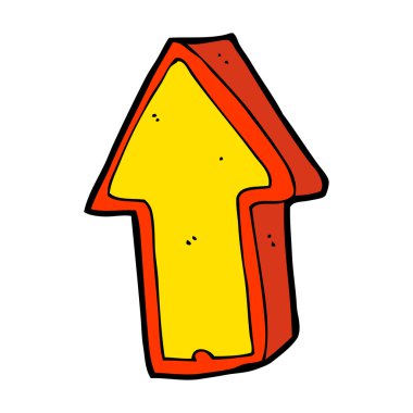 çizgi film ok simgesi