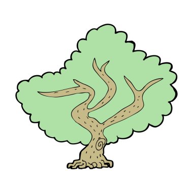 karikatür ağaç