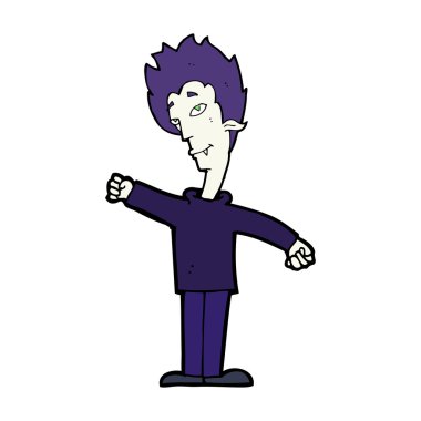 çizgi film vampire adam