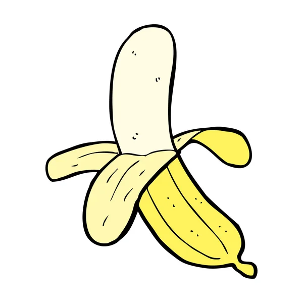 Banana dos desenhos animados — Vetor de Stock