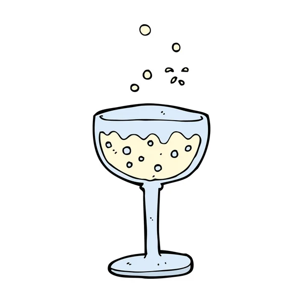 卡通起泡酒 — 图库矢量图片