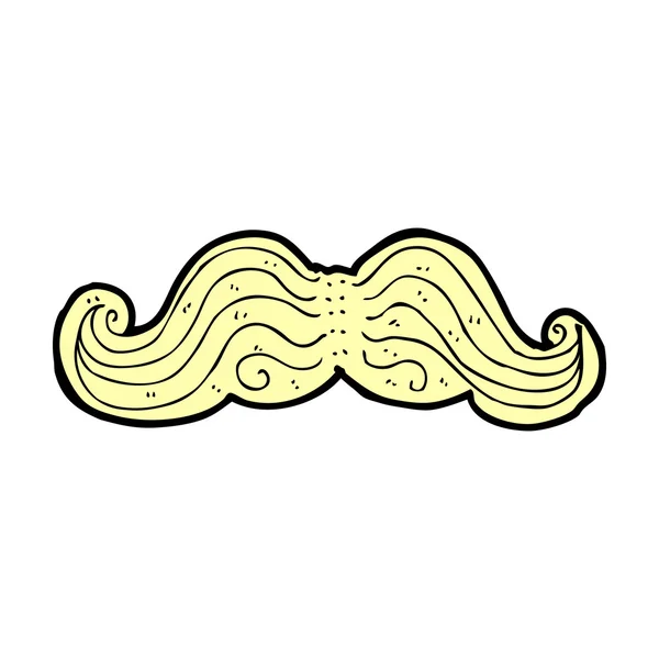 Bigote de dibujos animados — Vector de stock