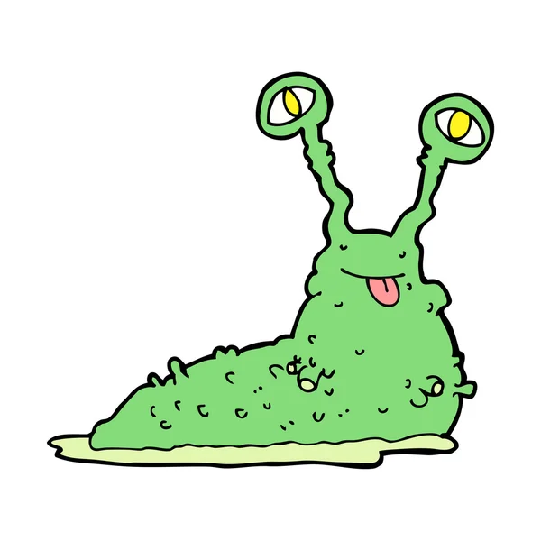 Cartoon gross slug — ストックベクタ