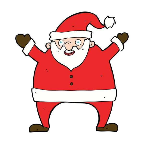 Cartoon santa claus — Stock Vector