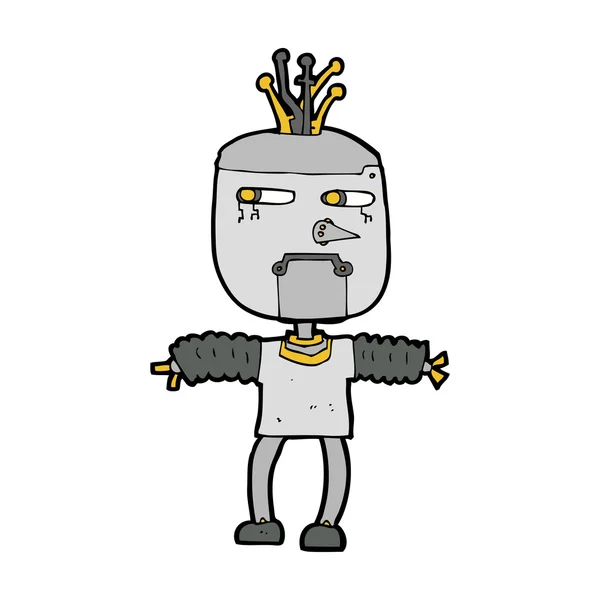 Cartoon-Roboter — Stockvektor