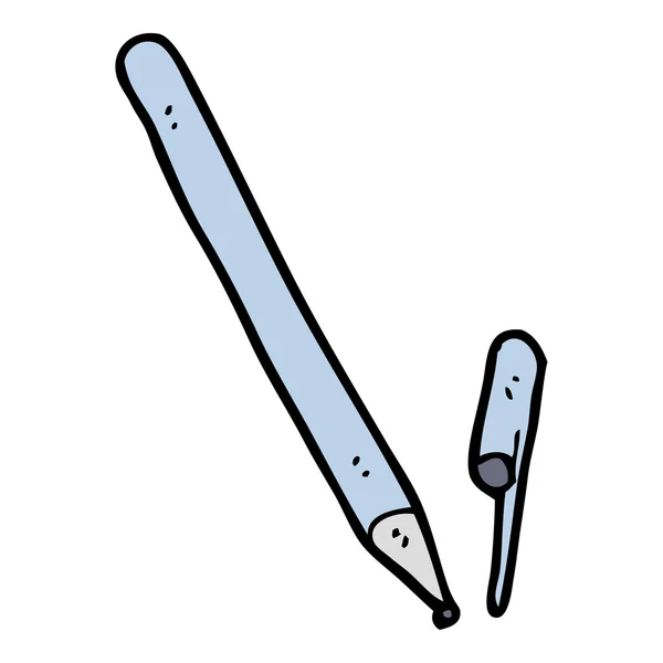 Cartoon pen — Stock Vector