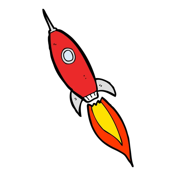 Cartoon spaceship — Stock Vector