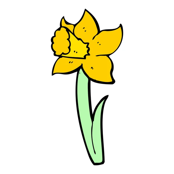 Kreslený Narcis — Stockový vektor
