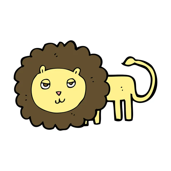 León de dibujos animados — Vector de stock