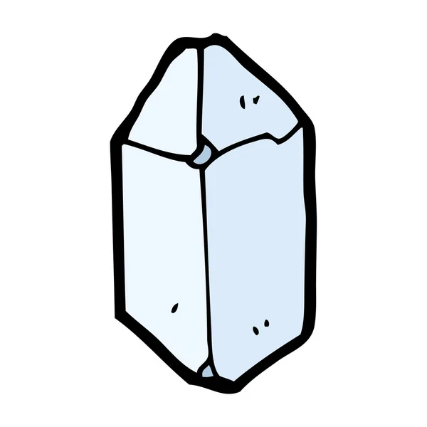 Cartoonkristall — Stockvektor