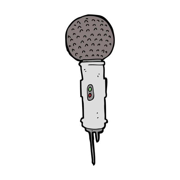 Cartoon microphone — Stock Vector