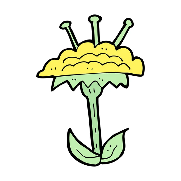 Cartoon bloem — Stockvector