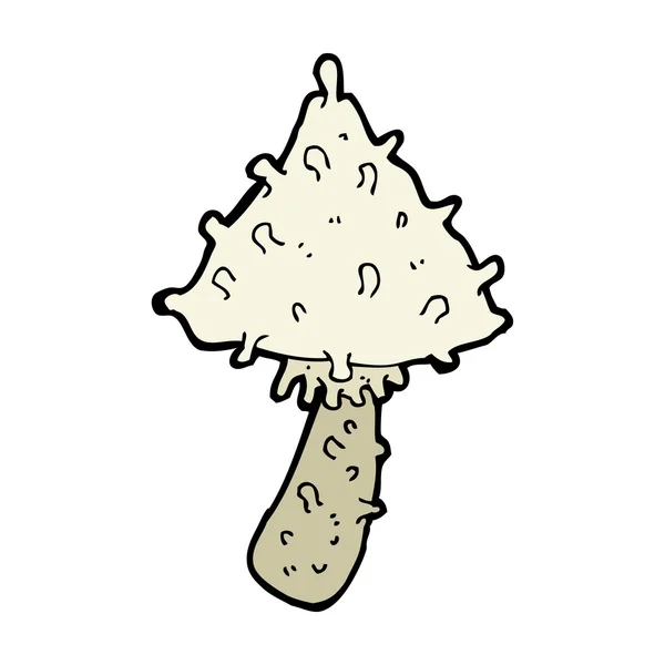 Cartoon weird mushroom — Stock Vector