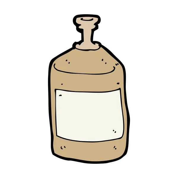 Cartoon oud spuiten fles — Stockvector