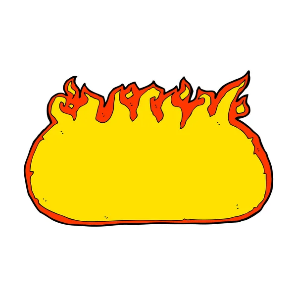Kreslený požáru hranice — Stockový vektor