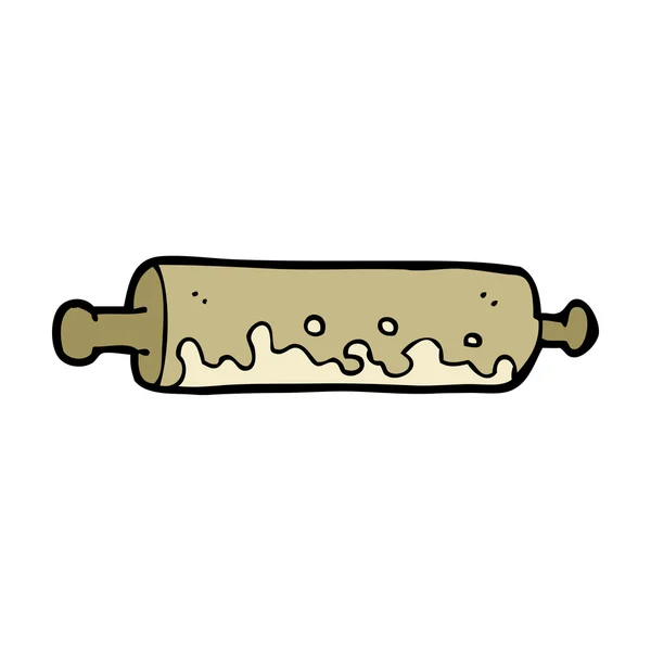 Cartoon rolling pin — Stock Vector