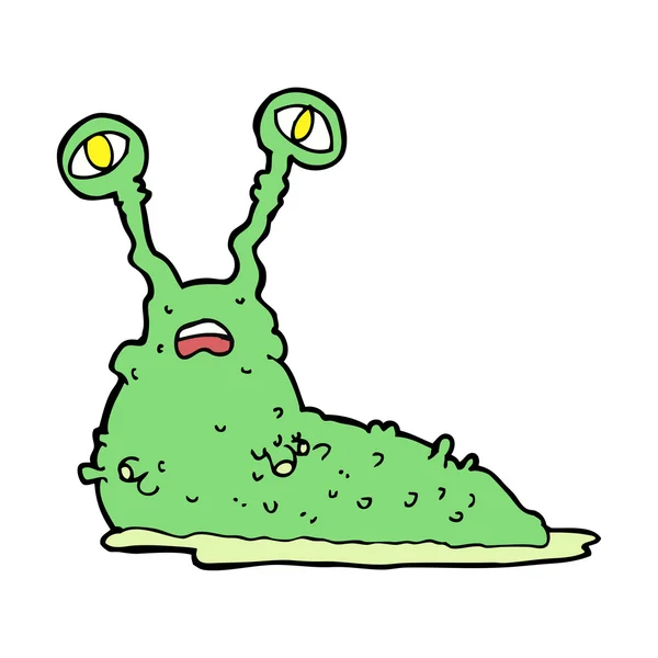 Cartoon gross slug — ストックベクタ