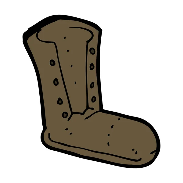 Cartoon alter Stiefel — Stockvektor