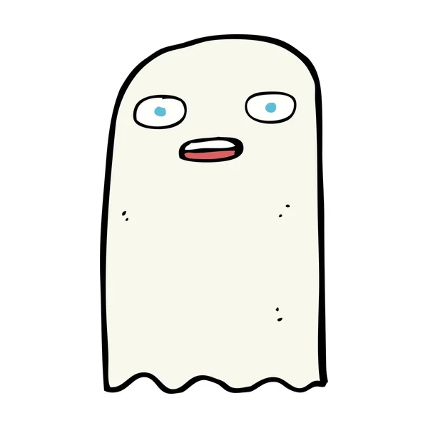 Funny cartoon ghost — Stock Vector