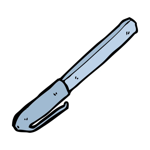 Cartoon pen — Stock Vector