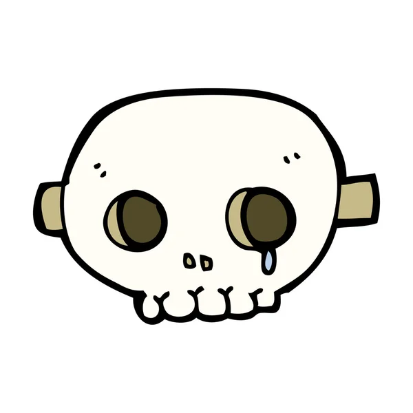 Cartoon skull mask — Stock vektor