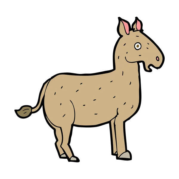 Cartoon mule — Stockvector