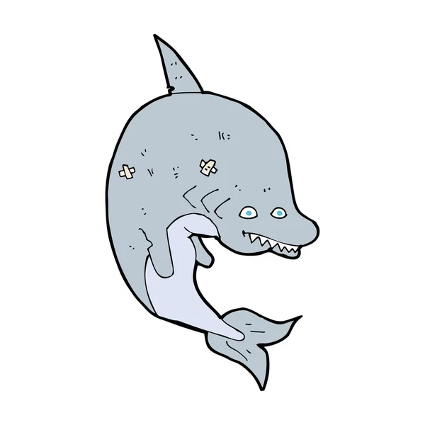 Requin de bande dessinée — Image vectorielle