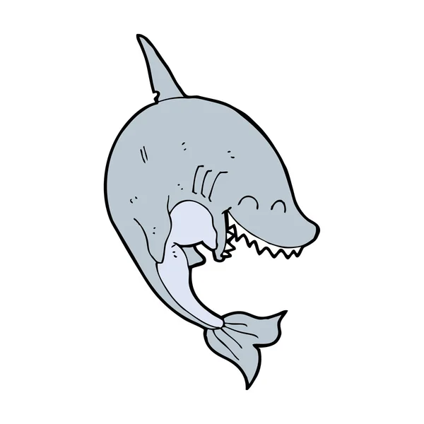 Requin de bande dessinée — Image vectorielle