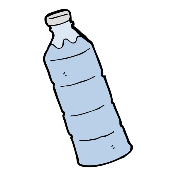 Dibujos animados botella de agua — Vector de stock