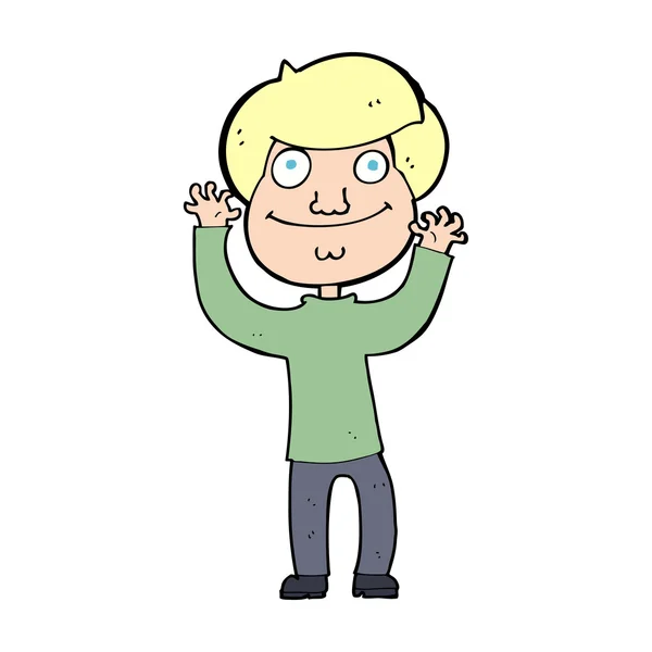 Щасливі мультфільмі хлопчика — стоковий вектор