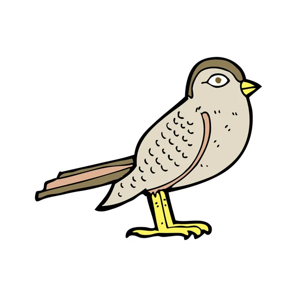 Uccello del giardino del fumetto — Vettoriale Stock