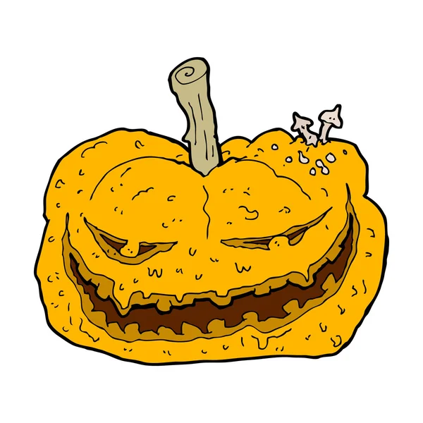 Abóbora dos desenhos animados halloween —  Vetores de Stock