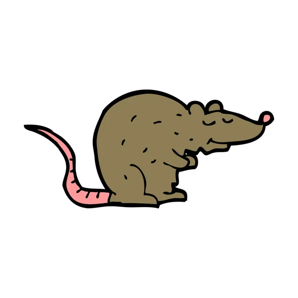 Dessin animé rat — Image vectorielle