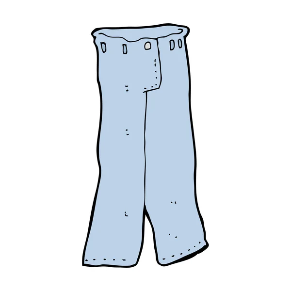 Cartoon pair of jeans — Stock Vector