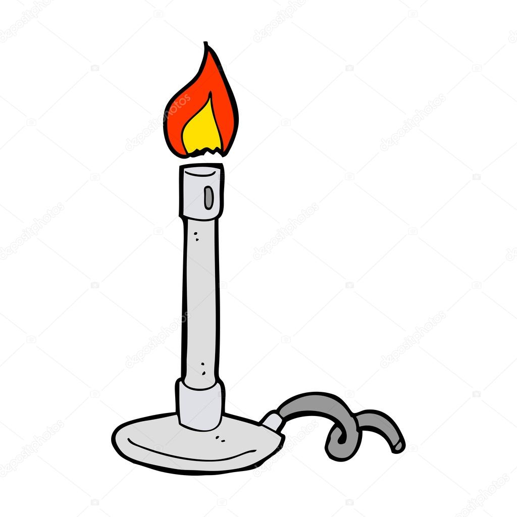 Cartoon bunsen burner Stock Vector Image by ©lineartestpilot 38164175