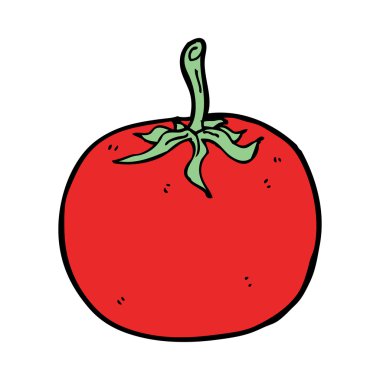 karikatür domates
