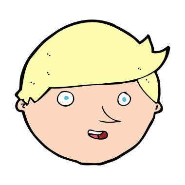 karikatür mutlu yüz