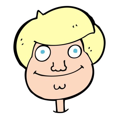 mutlu yüzünü cartoon