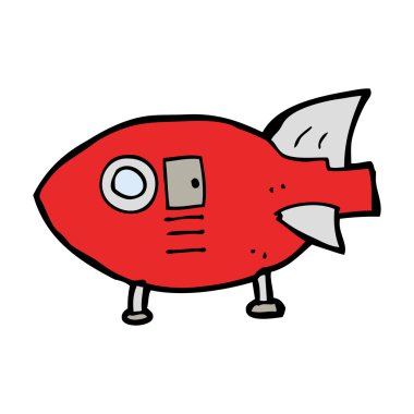 çizgi film uzay roketi