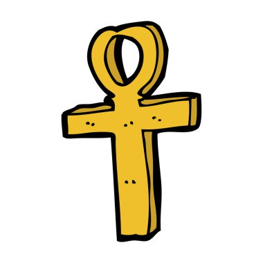 karikatür ankh sembolü