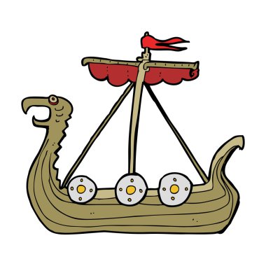 Viking gemisi çizgi film