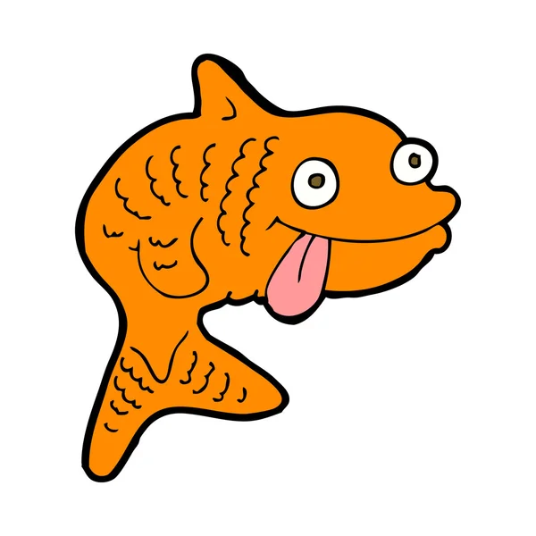 Poisson de dessin animé — Image vectorielle