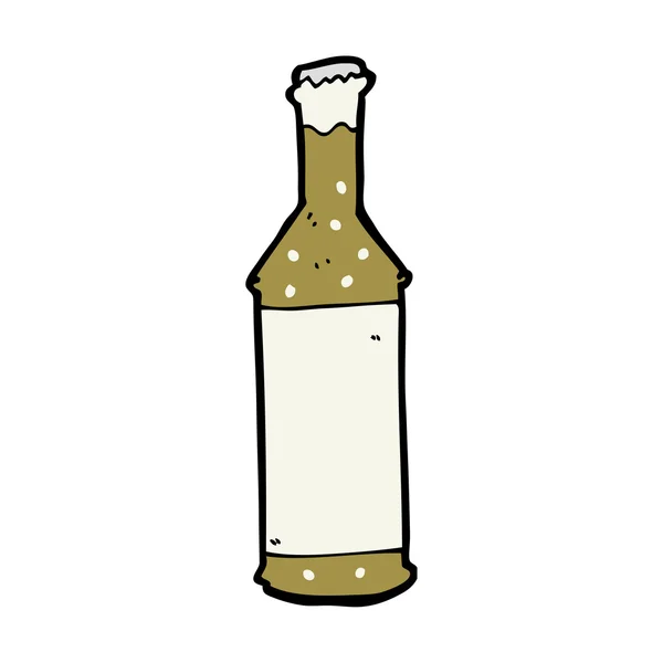 Cartoon bierfles — Stockvector